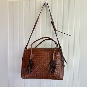 Noonday Brown Leather Crossbody